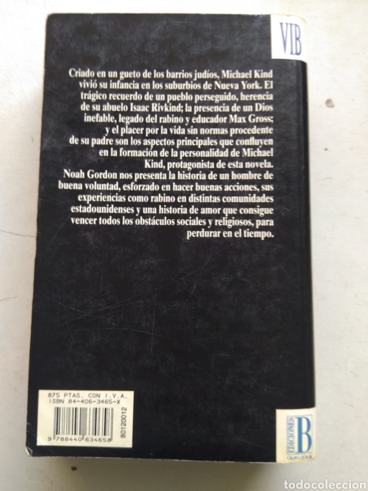 Libros de segunda mano: EL RABINO/NOAH GORDON - Foto 4