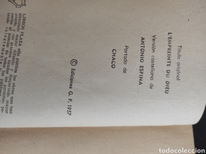 Libros de segunda mano: La huella del Dios - Foto 4