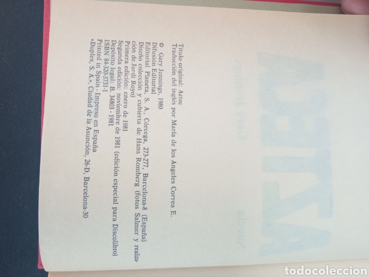Libros de segunda mano: AZTECA a&ntilde;o 1981 - Foto 3