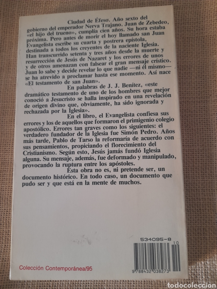 Libros de segunda mano: El Testamento de San Juan - Foto 2