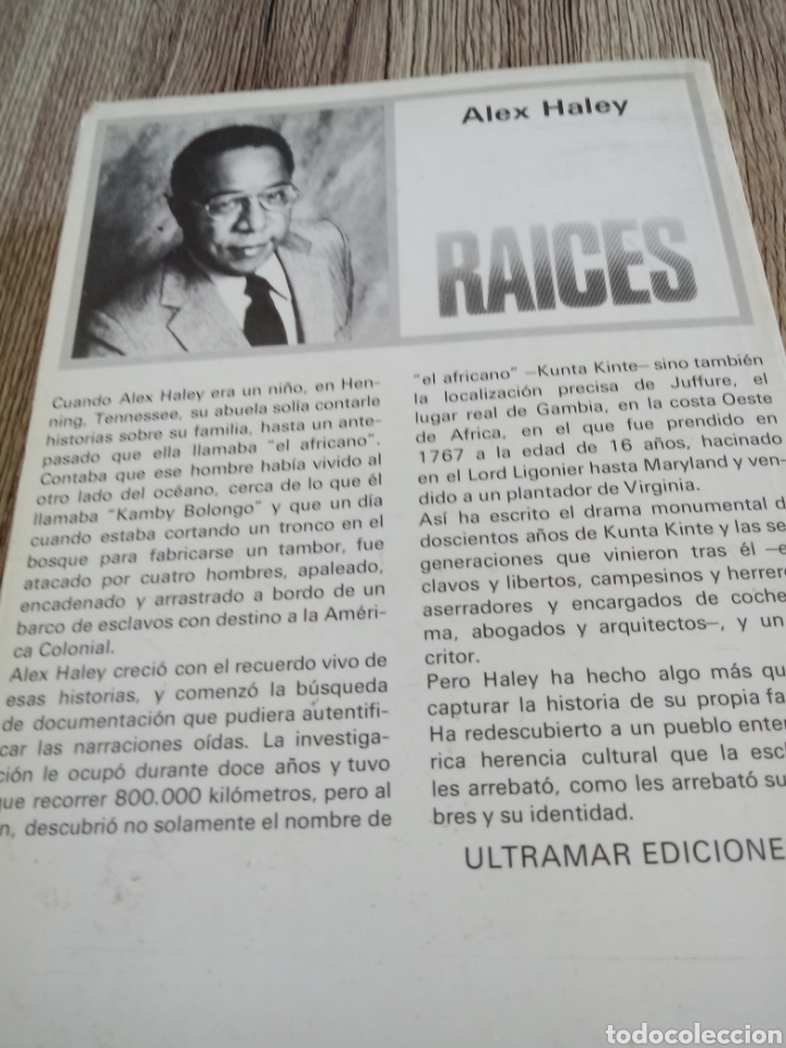 Libros de segunda mano: Raices de Alex Haley - Foto 2