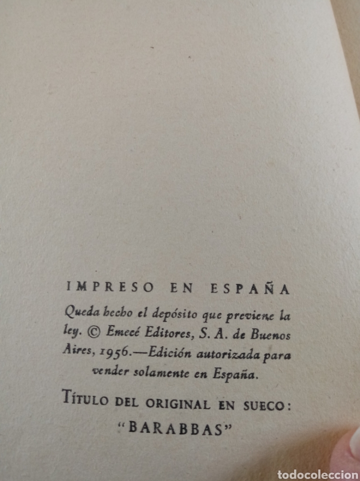 Libros de segunda mano: Barrabas de Par Lagerkvist - Foto 5