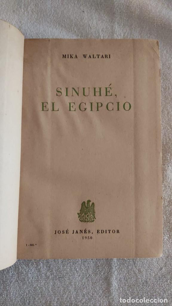 Libros de segunda mano: SINUH&Eacute; EL EGIPCIO. - Foto 5