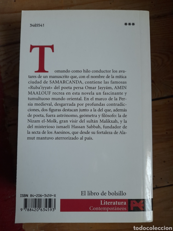 Libros de segunda mano: Samarcanda.Amin Maalouf - Foto 2