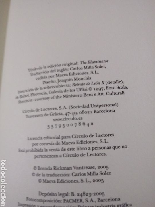 Libros de segunda mano: El maestro iluminador de Brenda Rickman Vantrease - Foto 8