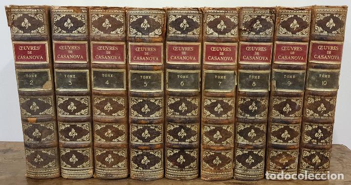 Libros de segunda mano: MEMOIRES DE CASANOVA DE SEINGALT. LUI M&Eacute;ME. EDIT. JAVAL ET BOURDEAUX. 9 VOL. 1931