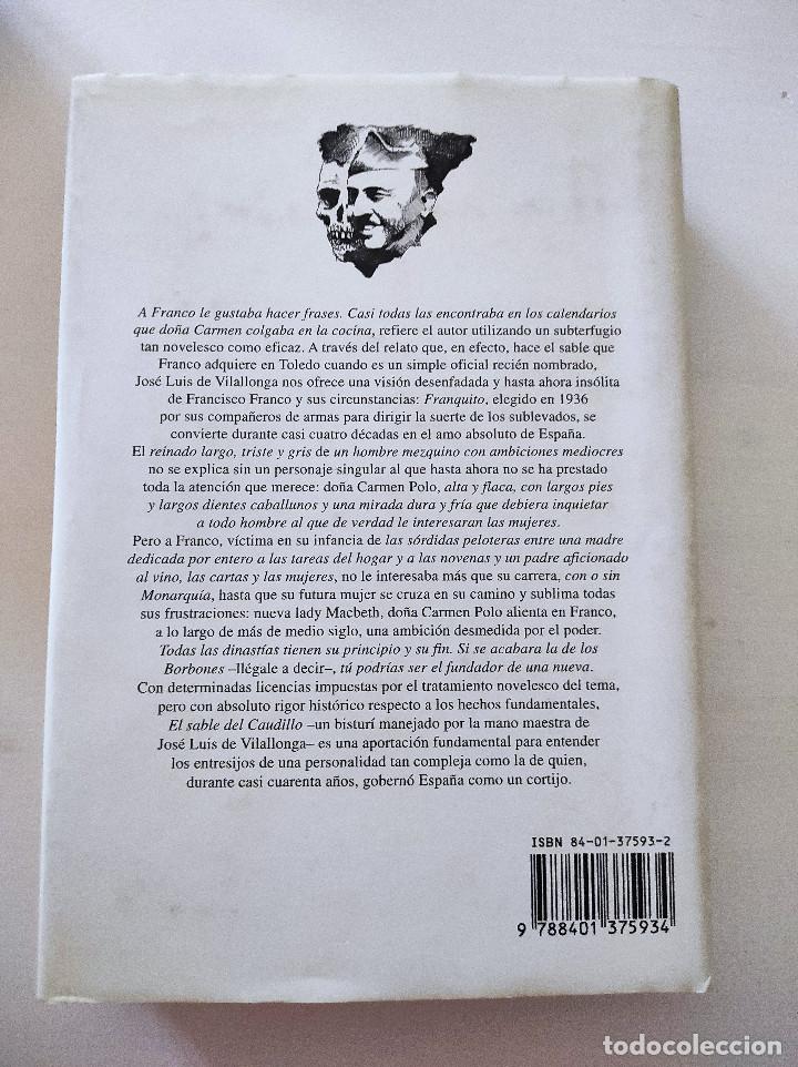 Libros de segunda mano: El sable del caudillo - Foto 4