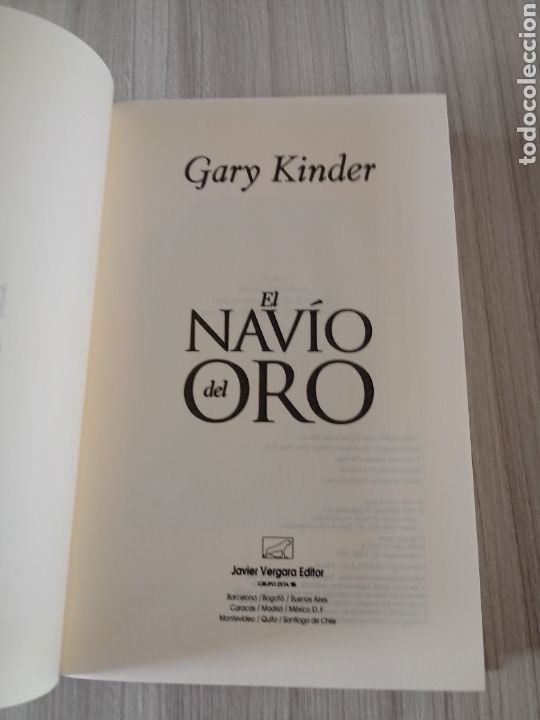 Libros de segunda mano: El Navio del Oro de Gary Kinder - Foto 2