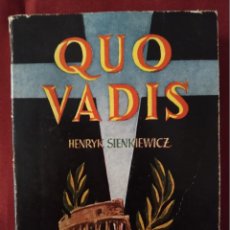 Libros de segunda mano: QUO VADIS DE HENRYK SIENKIEWICZ ENCICLOPEDIA PULGA Nº 10