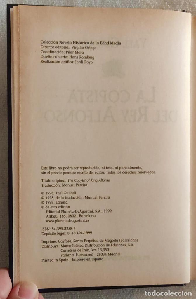 Libros de segunda mano: La Copista del Rey Alfonso. - Foto 4