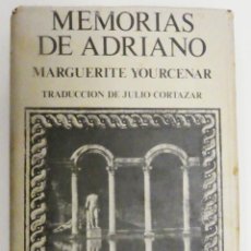 Libros de segunda mano: MEMORIAS DE ADRIANO - MARGUERITE YOURCENAR. Lote 365803371