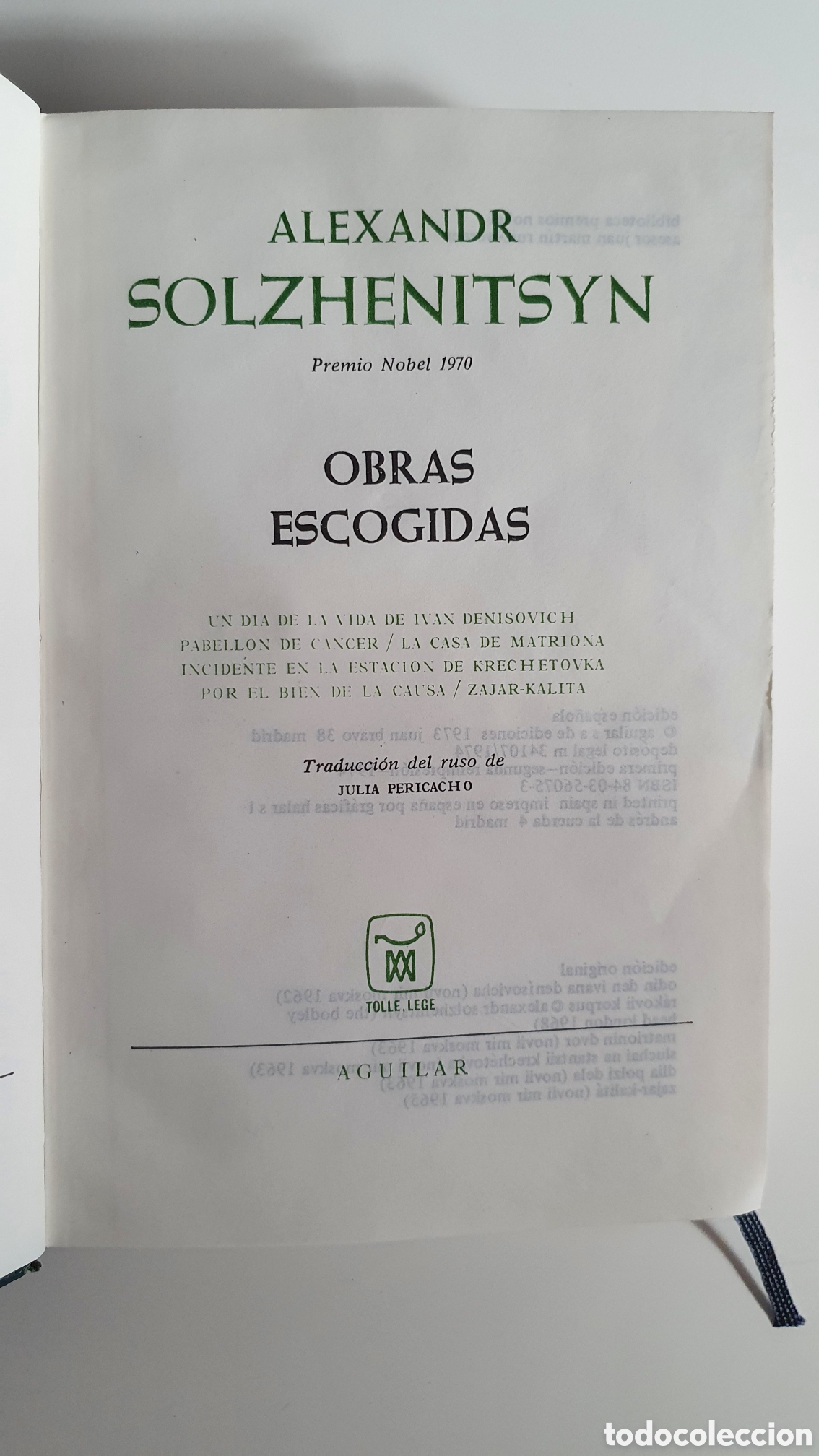 Libros de segunda mano: Solzhenitsyn - Obras escogidas - Foto 3