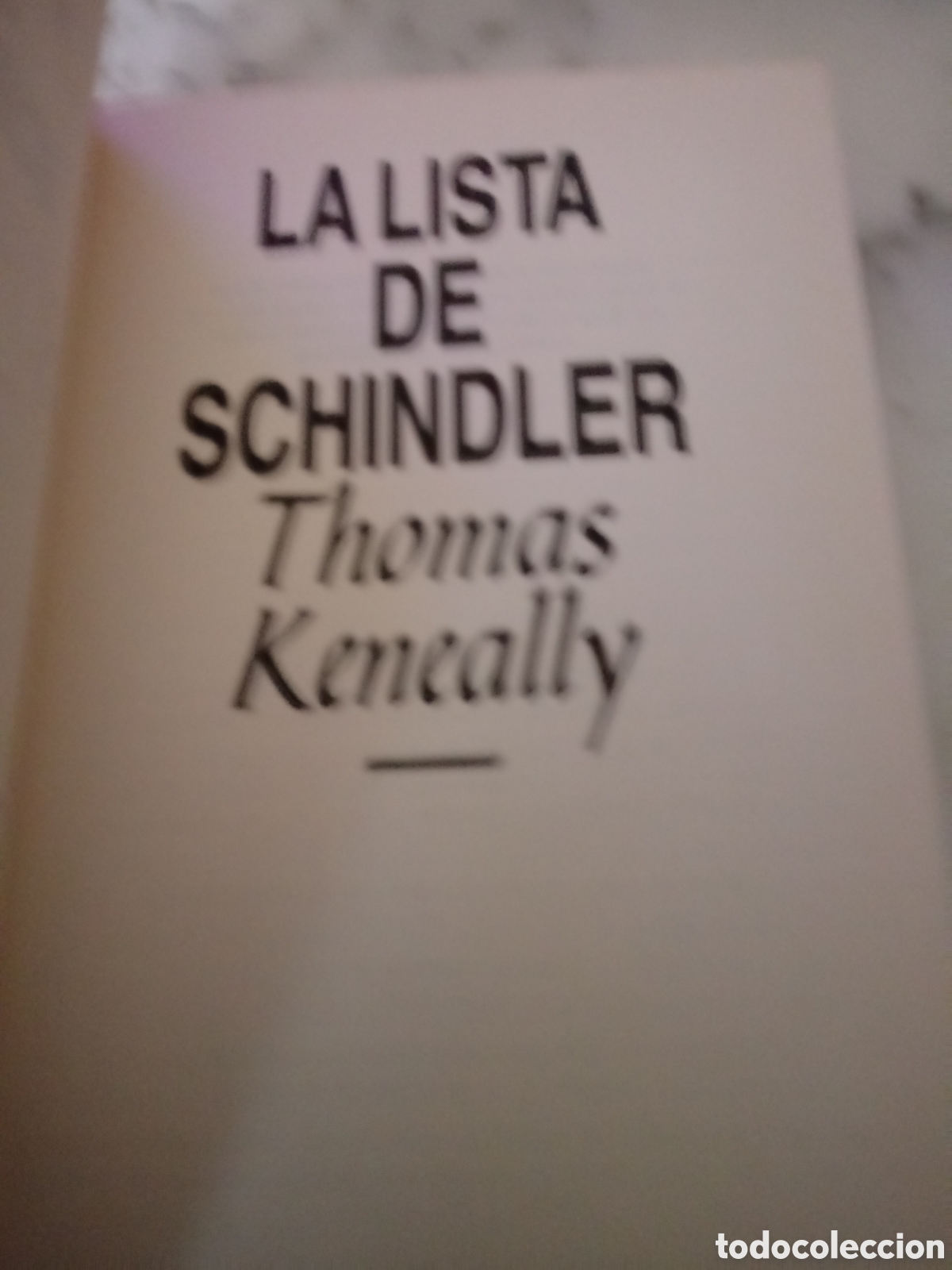 Libros de segunda mano: La lista de Schindler de Thomas Keneally - Foto 2