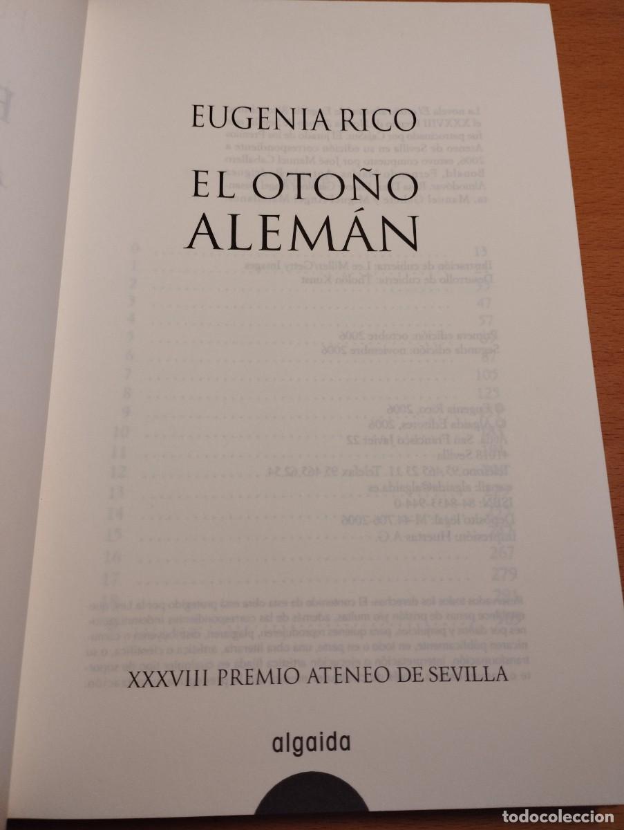Libros de segunda mano: EL OTO&Ntilde;O ALEM&Aacute;N (EUGENIA RICO) - Foto 2