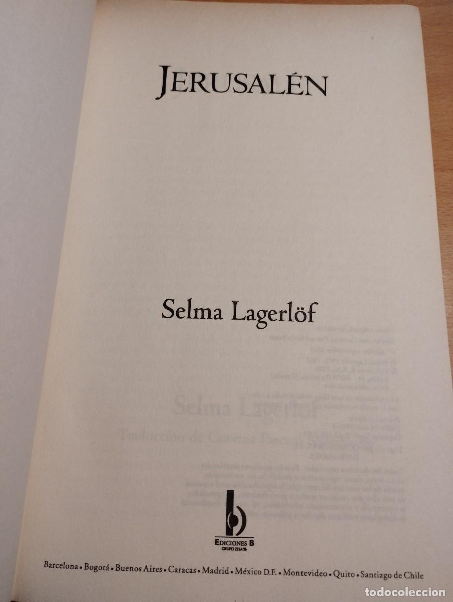 Libros de segunda mano: JERUSAL&Eacute;N (SELMA LAGERL&Ouml;F) - Foto 2