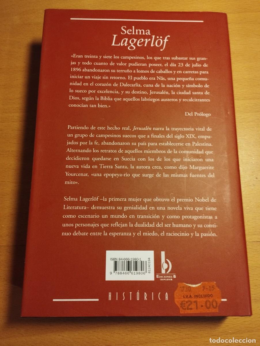Libros de segunda mano: JERUSAL&Eacute;N (SELMA LAGERL&Ouml;F) - Foto 5