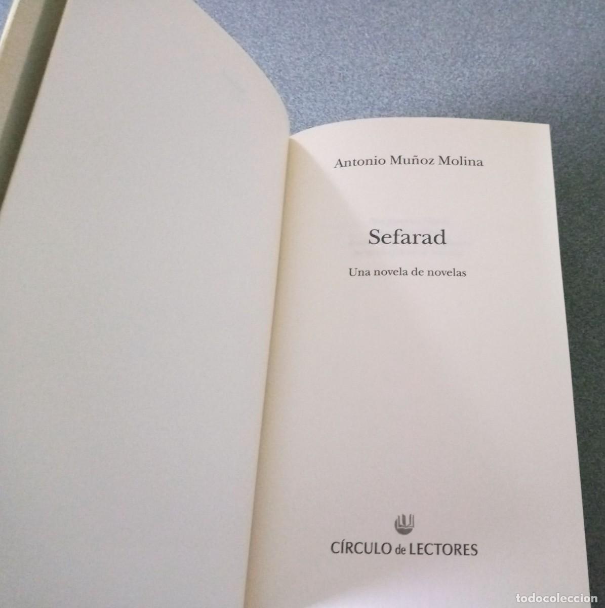 Libros de segunda mano: Sefarad Antonio Mu&ntilde;oz Molina - Foto 3