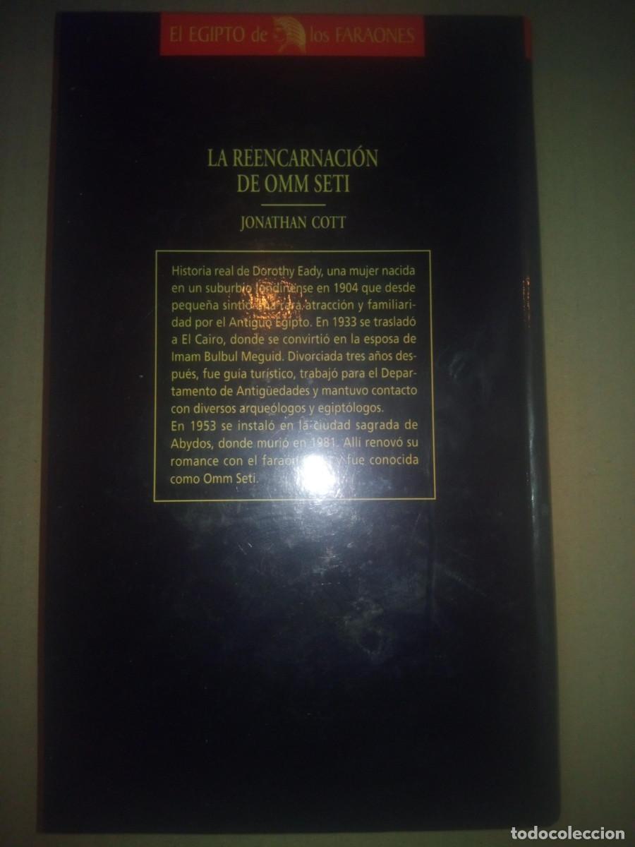 Libros de segunda mano: La reencarnaci&oacute;n de Omm Seti de Jonathan Cott - Foto 2
