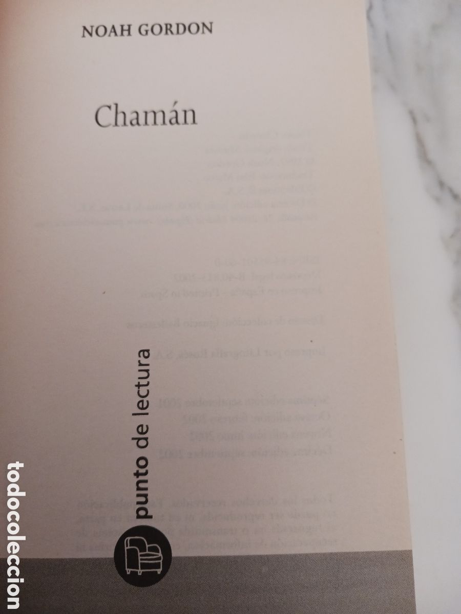 Libros de segunda mano: Chaman de Noah Gordon - Foto 2