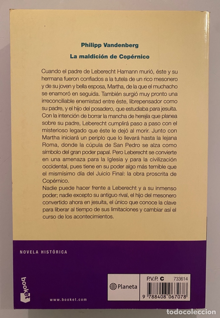 Libros de segunda mano: La maldici&oacute;n de Cop&eacute;rnico - VANDENBERG, Philipp - Foto 2