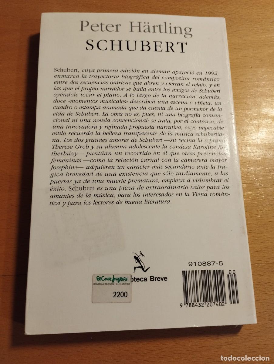 Libros de segunda mano: SCHUBERT (PETER H&Auml;RTLING) - Foto 5