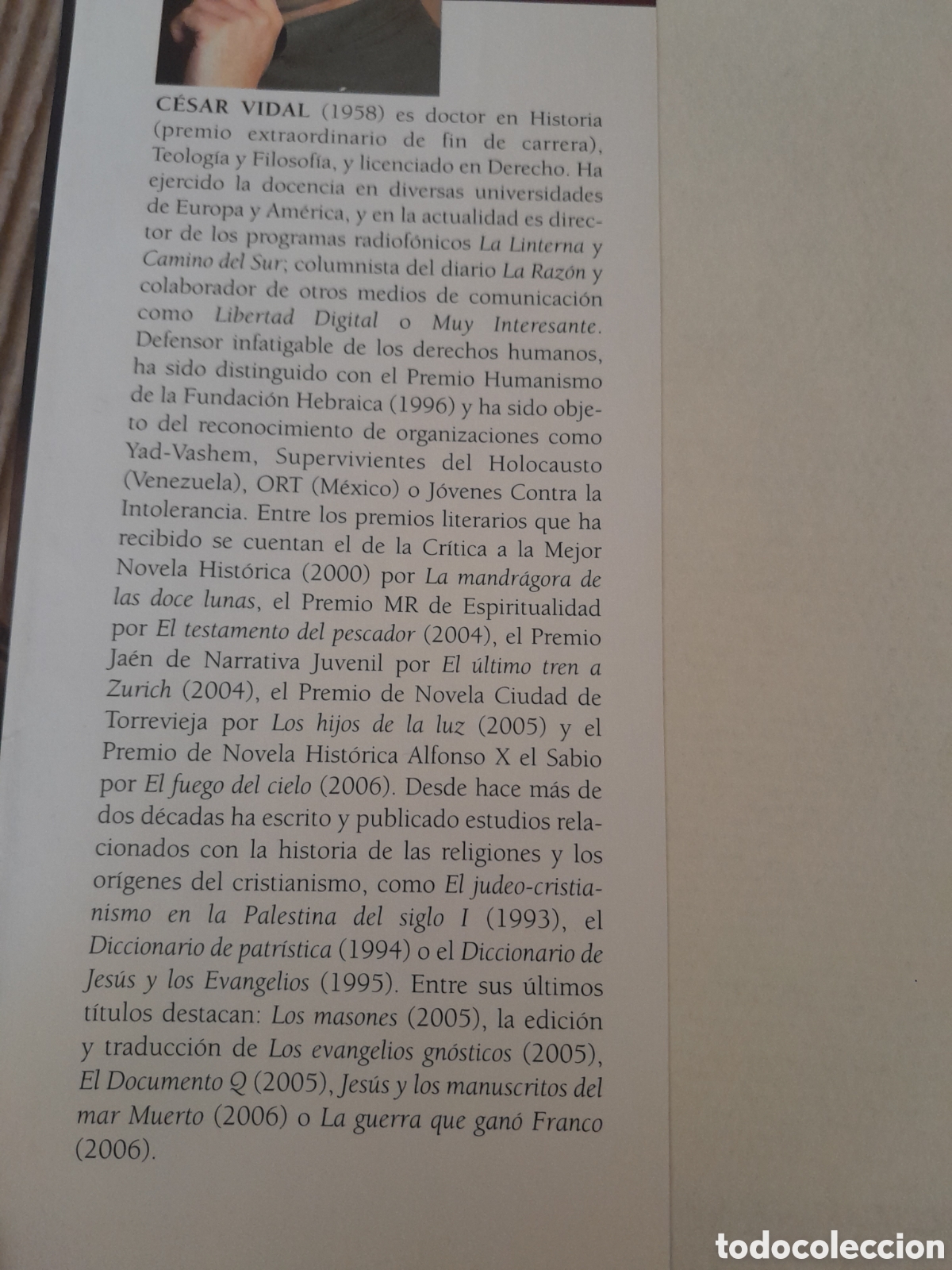 Libros de segunda mano: Pablo, el jud&iacute;o Tarso -C&eacute;sar Vidal- - Foto 3