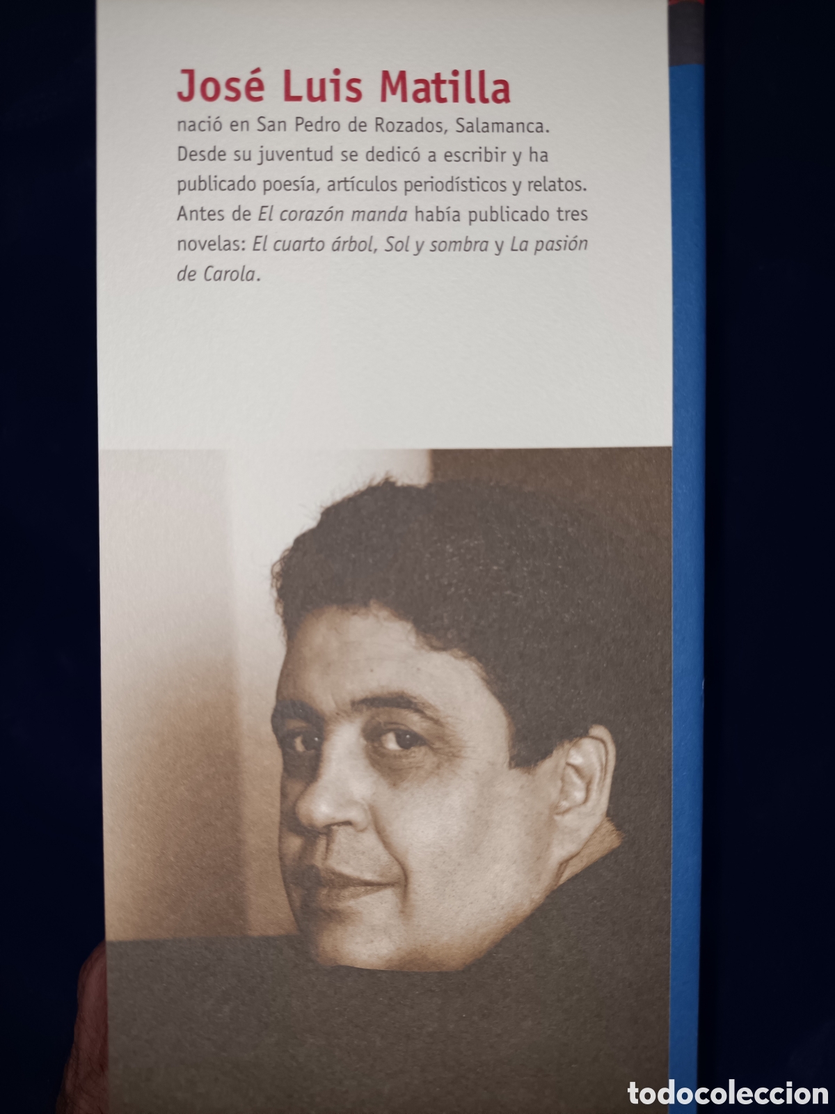 Libros de segunda mano: El coraz&oacute;n manda. Jos&eacute; Luis Matilla. - Foto 3