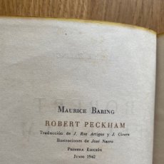 Libros de segunda mano: BARING, MAURICE. ROBERT PECKHAM. 1942.