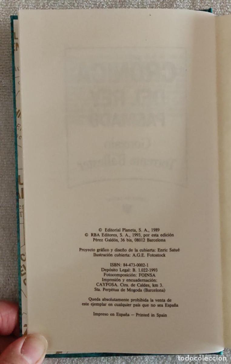 Libros de segunda mano: CR&Oacute;NICA DEL REY PASMADO. - Foto 4