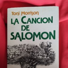 Libros de segunda mano: LA CANCION DE SALOMON, TONI MORRISON. PRIMERA EDICIÓN 1978, EDITORIAL ARGOS VERGARA