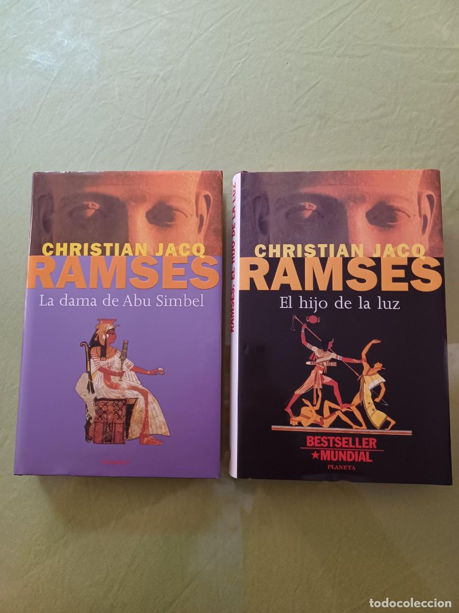Gebrauchte B&uuml;cher: Lote Christian Jacq. Ramses: El hijo de la luz. Ramses: La dama de Abu Simbel.