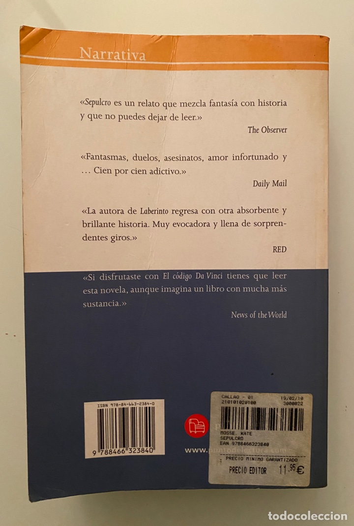 Libros de segunda mano: Sepulcro - MOSSE, Kate - Foto 2