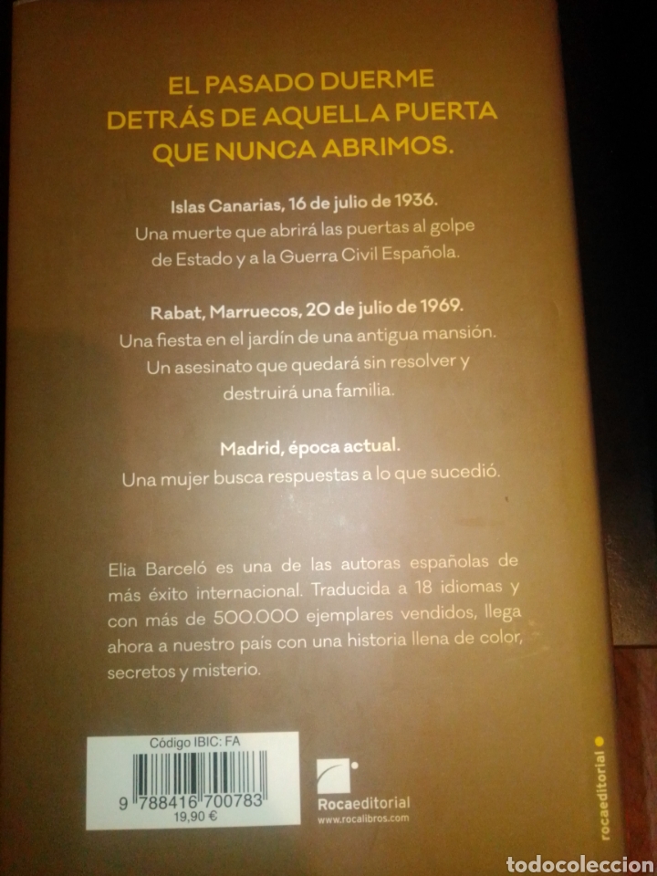 Libros de segunda mano: El color del silencio El&iacute;a Barcel&oacute; - Foto 2