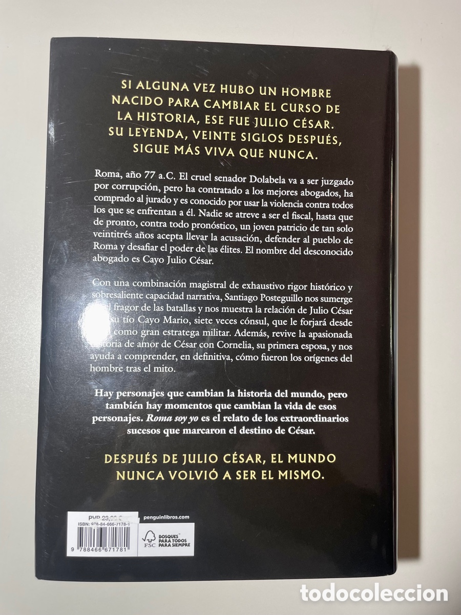 Libros de segunda mano: Roma soy yo / Santiago Posteguillo - Foto 2