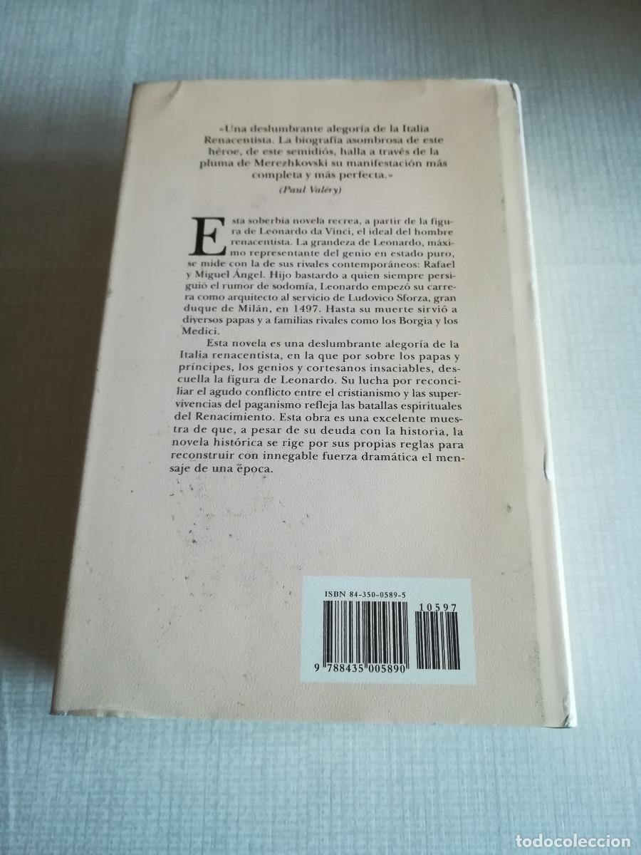 Libros de segunda mano: El romance de Leonardo (Dmitri Merezhkovski) - Edhasa - Foto 2