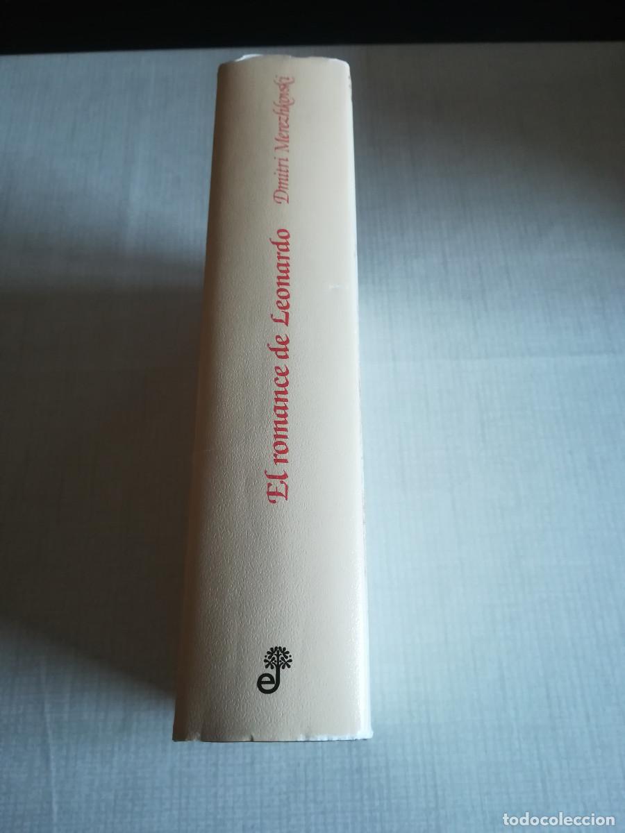 Libros de segunda mano: El romance de Leonardo (Dmitri Merezhkovski) - Edhasa - Foto 3