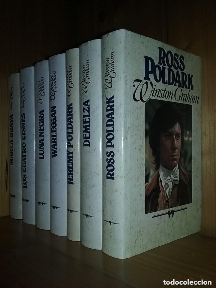 Libros de segunda mano: POLDARK, WINSTON GRAHAM, SAGA COMPLETA, COLECCION SIETE TOMOS, CIRCULO DE LECTORES, 7 LIBROS
