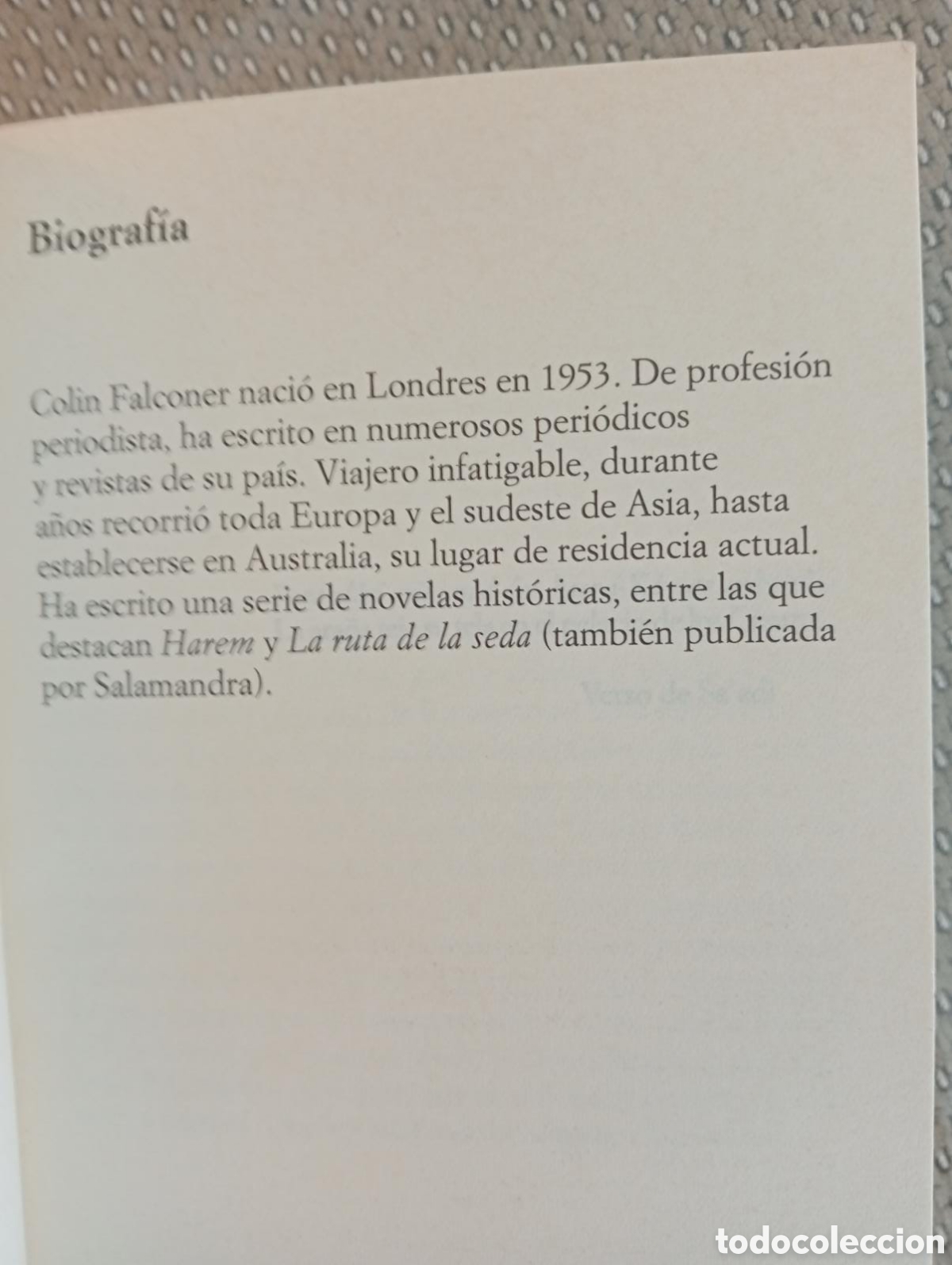 Libros de segunda mano: Harem / Colin Falconer - Foto 3