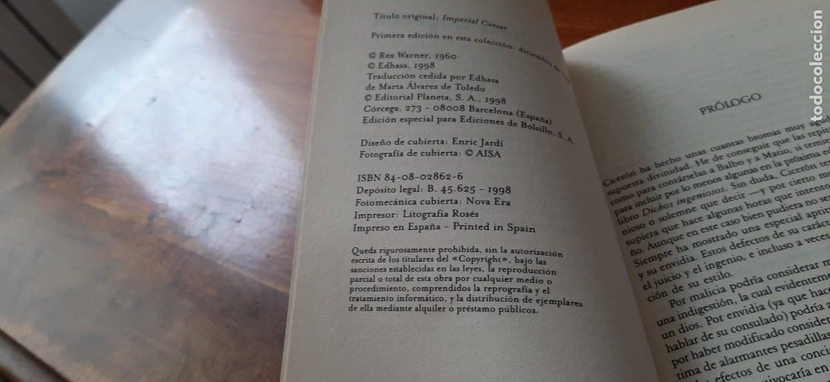 Libros de segunda mano: CESAR IMPERIAL. REX WARNER. - Foto 3