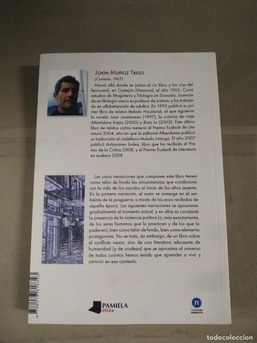 Libros de segunda mano: Letargo - Jokin Mu&ntilde;oz - Foto 2