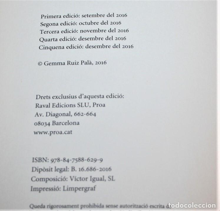 Libros de segunda mano: GEMMA RU&Iacute;Z - ARGELAGUES - PROA 2016 - EN CATAL&Aacute;N - Foto 2