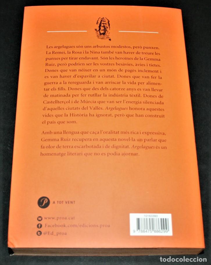 Libros de segunda mano: GEMMA RU&Iacute;Z - ARGELAGUES - PROA 2016 - EN CATAL&Aacute;N - Foto 3