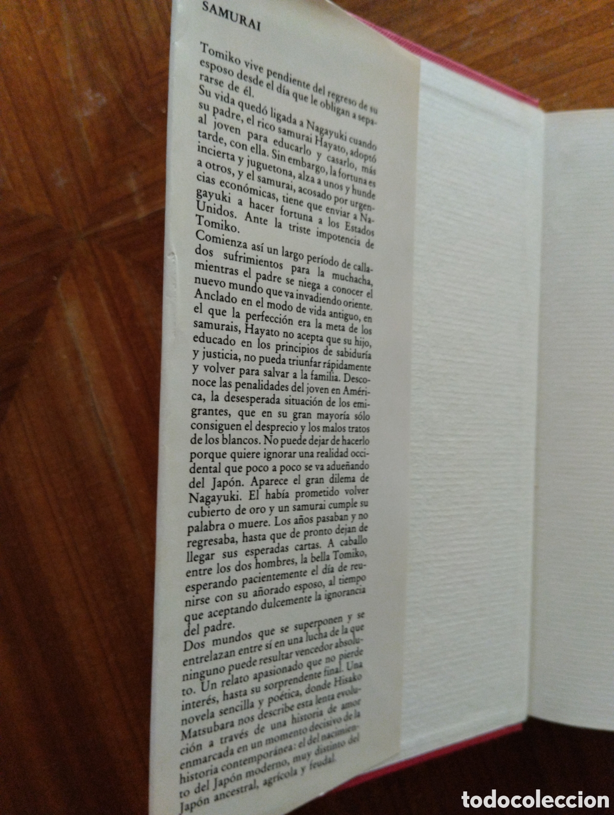Libros de segunda mano: Samur&aacute;i, Hisako Matsubara, C&iacute;rculo de Lectores, 1983 - Foto 2