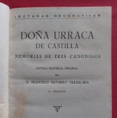 Libros de segunda mano: DOÑA URRACA DE CASTILLA- FRANCISCO NAVARRO VILLOSLADA- 1945
