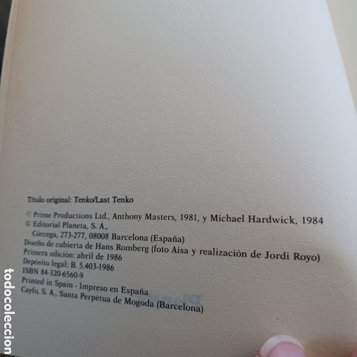 Libros de segunda mano: Tenko de Anthony Masters y Michael Hardwick - Foto 3