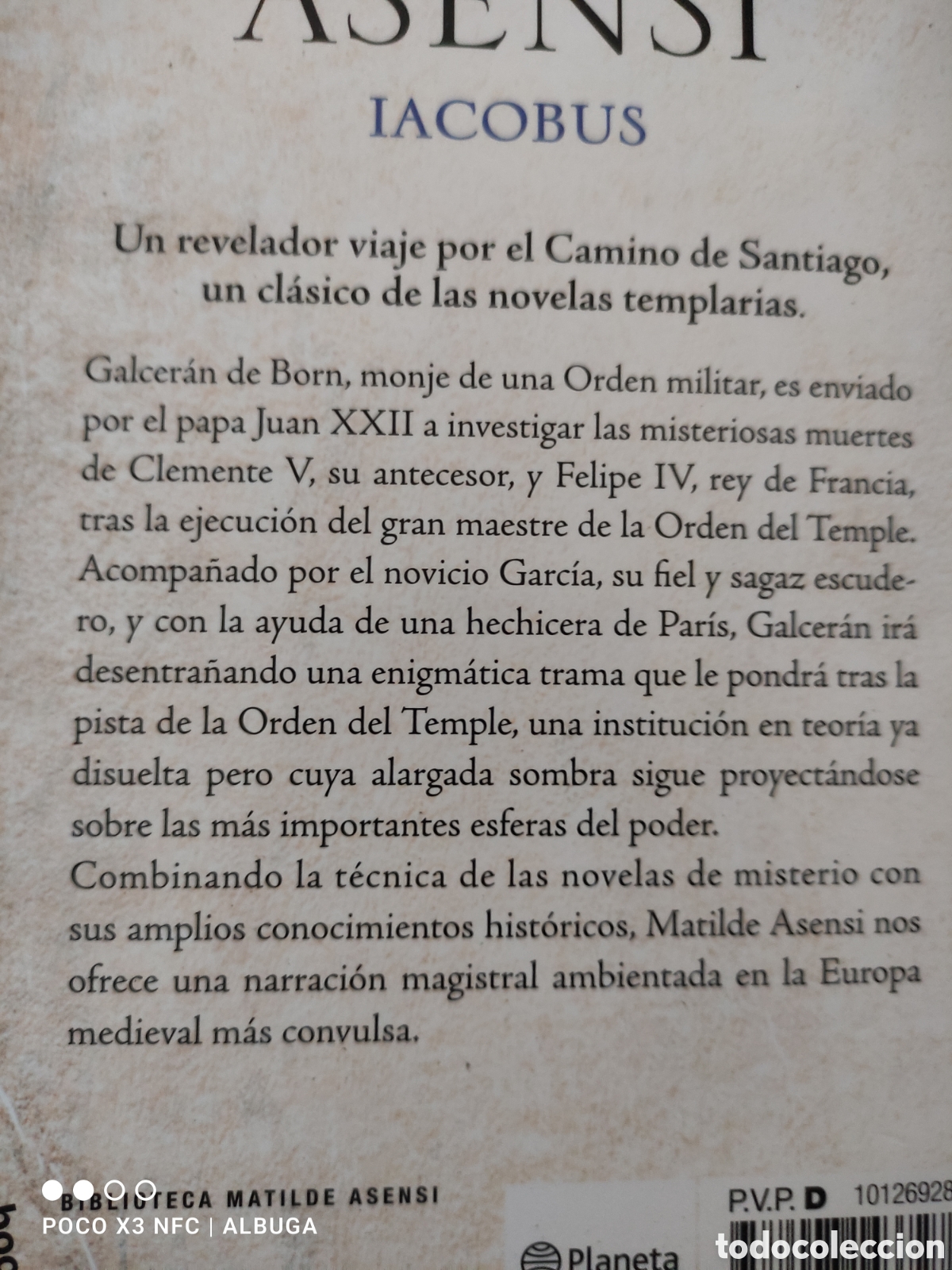 Libros de segunda mano: Iacobus. Matilde Asensi. - Foto 2