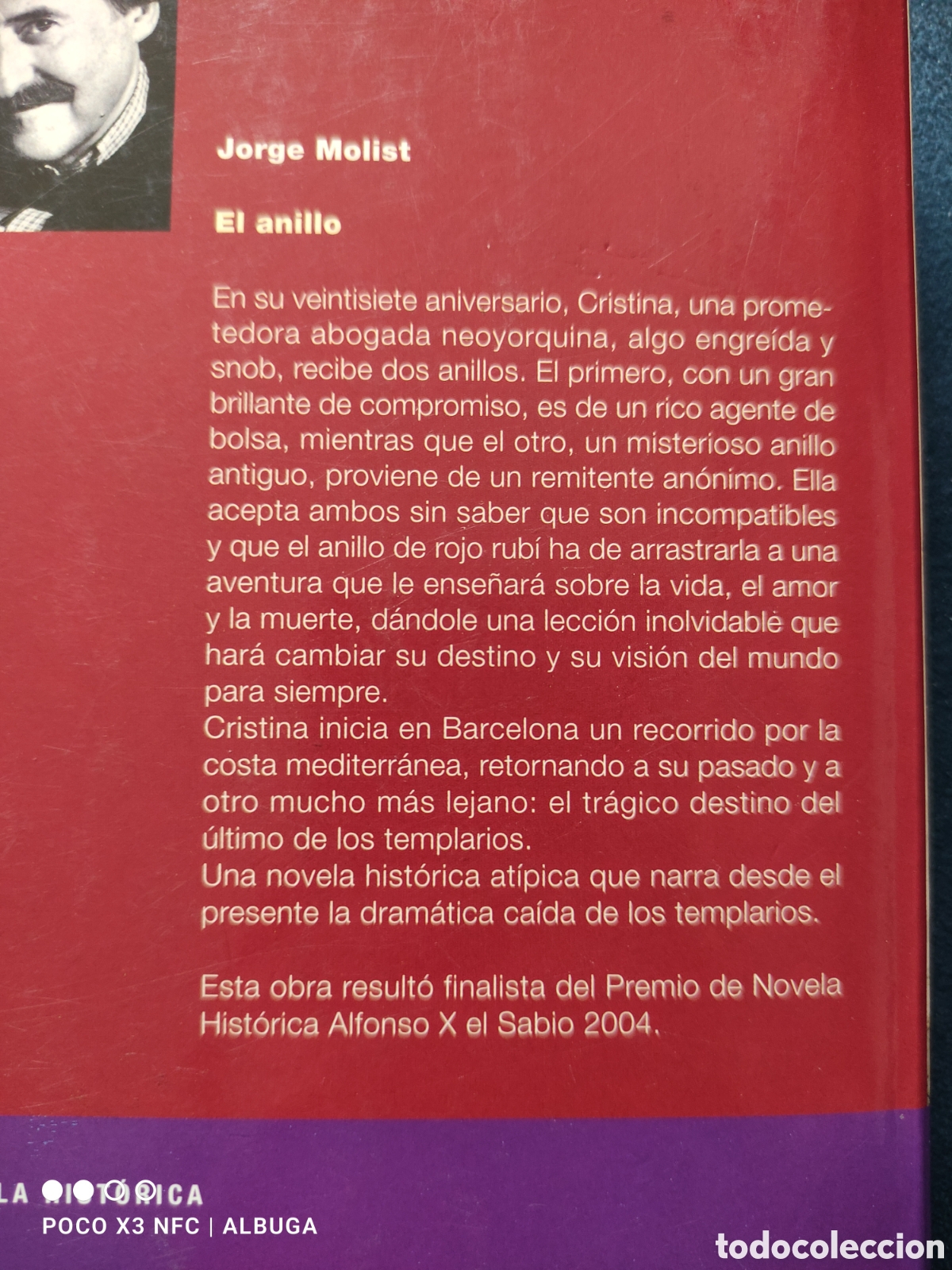 Libros de segunda mano: El Anillo. Jorge Molist. - Foto 2