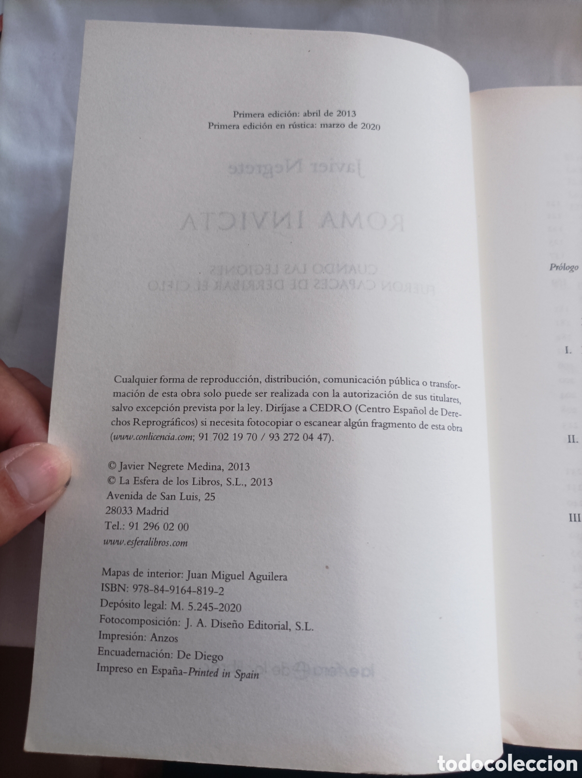 Libros de segunda mano: Roma invicta Javier Negrete - Foto 5