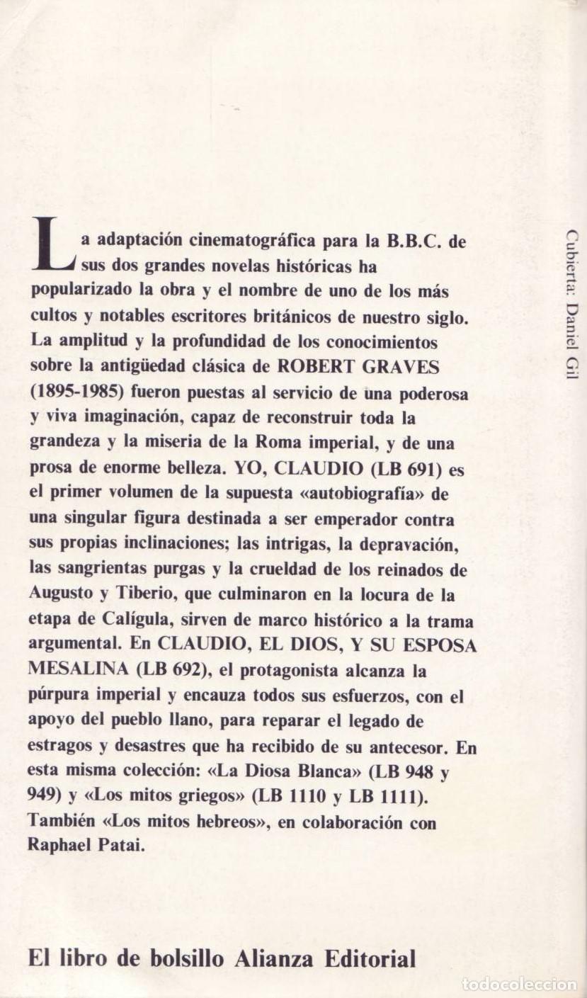Libros de segunda mano: Yo, Claudio - Graves, Robert - Foto 2