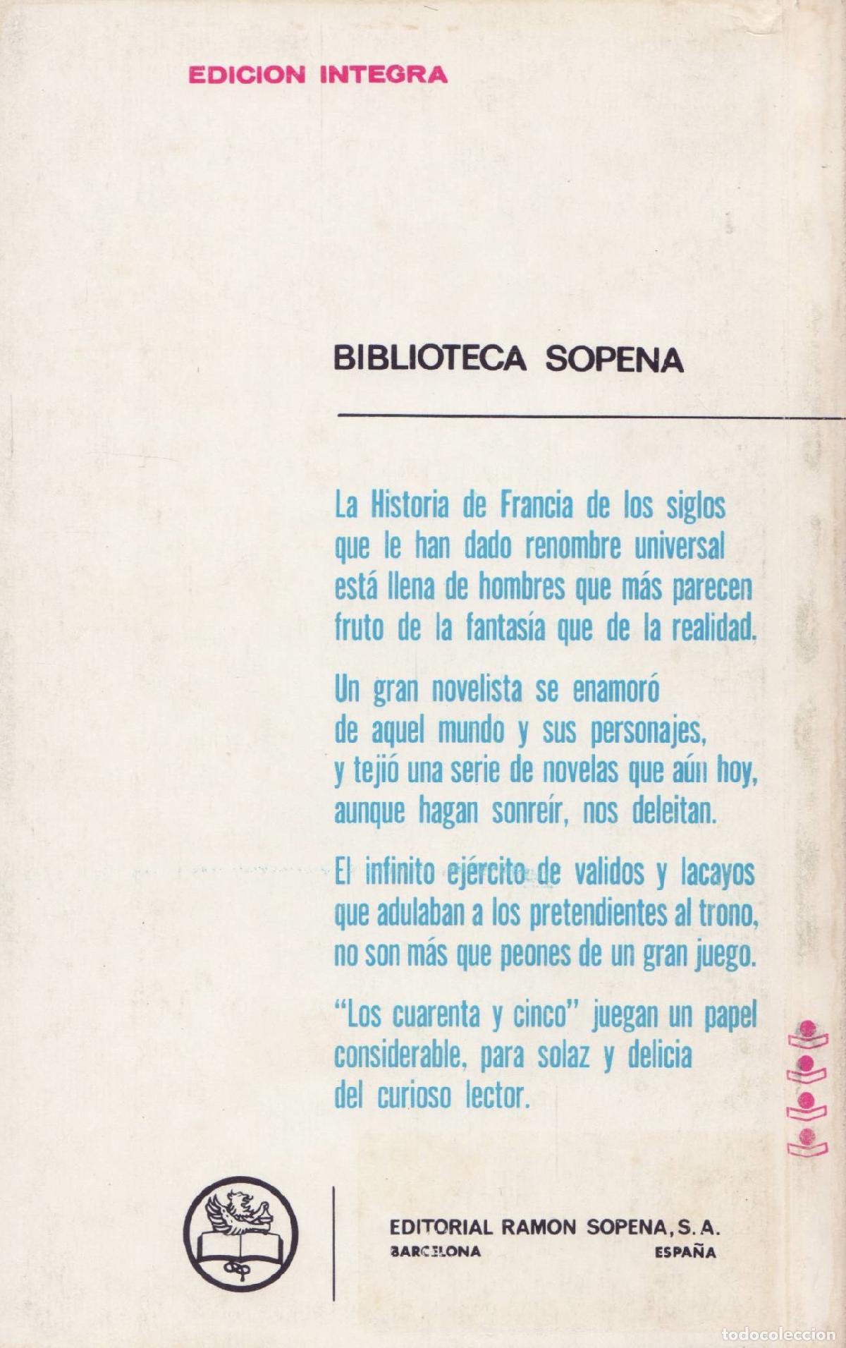 Libros de segunda mano: Los cuarenta y cinco - Dumas, Alejandro - Foto 3